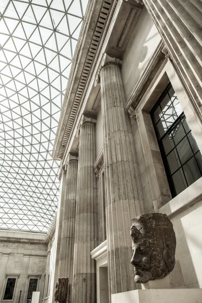 Britské muzeum v Londýně — Stock fotografie