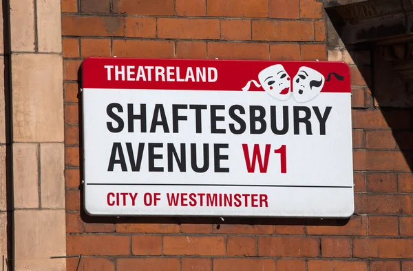 Shaftesbury Avenue in Londen — Stockfoto