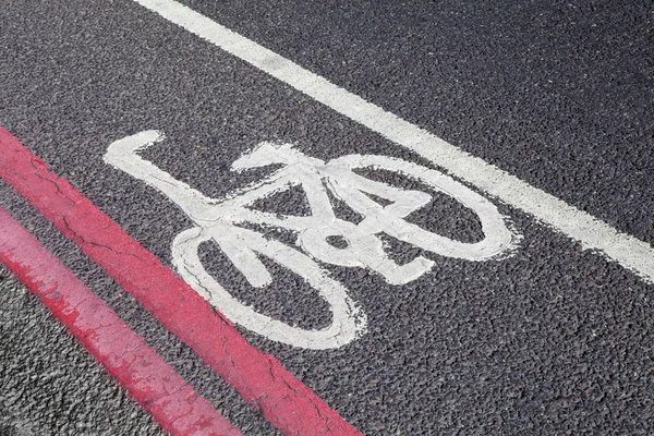 Radweg in London — Stockfoto