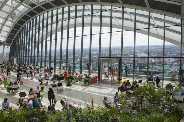 The Sky Garden al 20 di Fenchurch Street a Londra — Foto Stock