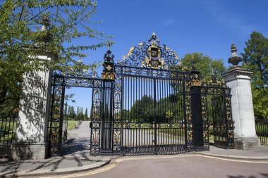 Jubilee Gates at Regents Park in London clipart