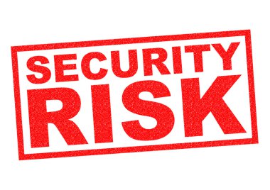 SECURITY RISK clipart