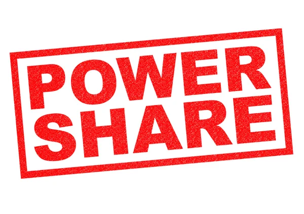 POWER SHARE — Stock Photo, Image