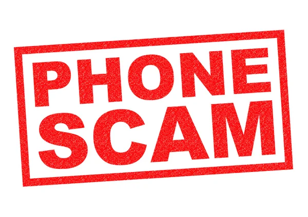 PHONE SCAM — Stock Photo, Image