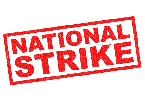 Nationaler Streik — Stockfoto