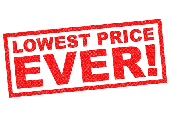 LOWEST PRICE EVER! — Stock Photo, Image