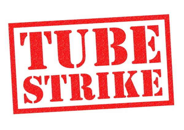 TUBE STRIKE — Stock Photo, Image