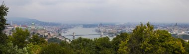 Budapeşte Panorama Gellert Hill