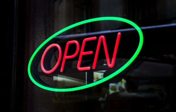 OPEN Sign — Stock Photo, Image