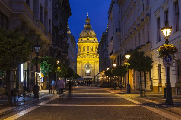 Vista da Basílica de Santo Estêvão em Budapeste — Fotografia de Stock
