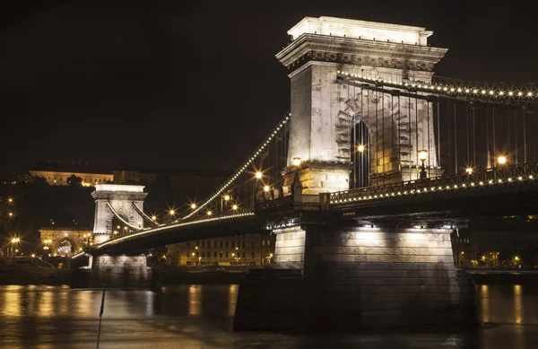 Ponte Chain em Budapeste — Fotografia de Stock