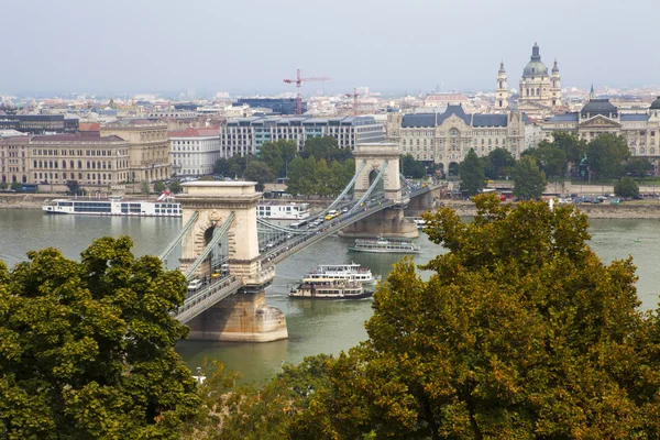 Vista de Castle Hill em Budapeste — Fotografia de Stock