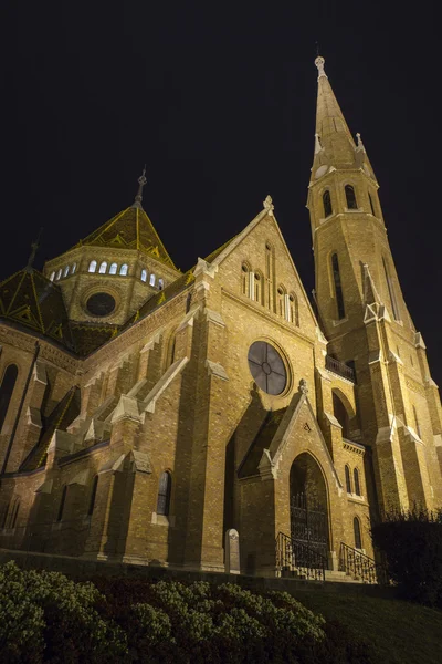 Szilagyi Dezso Square Igreja Reformada em Budapeste — Fotografia de Stock