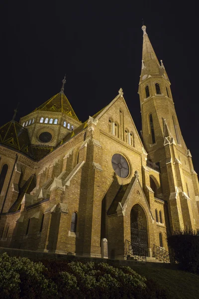 Piazza Szilagyi Dezso Chiesa Riformata a Budapest — Foto Stock