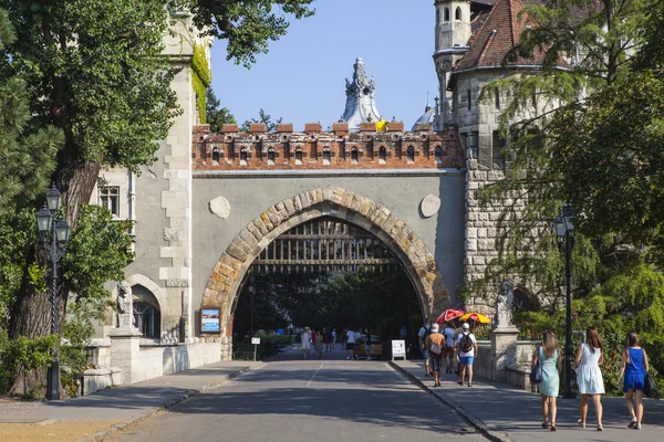 Zamek Vajdahunyad w Budapeszcie — Zdjęcie stockowe