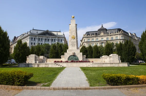 Monumento da Guerra Soviética em Budapeste — Fotografia de Stock