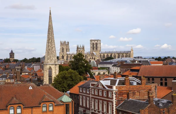 View from Clifford's Tower in York — Stock Photo, Image