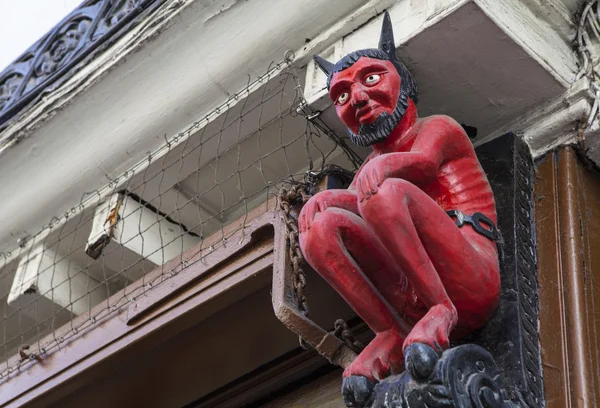 Little Devil in Stonegate in York — Stock Photo, Image