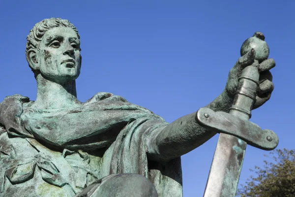 Constantine, a Grande Estátua de York — Fotografia de Stock