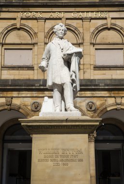 William Etty heykeli ve York Sanat Galerisi