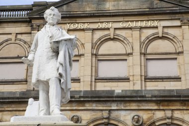 William Etty heykeli ve York Sanat Galerisi