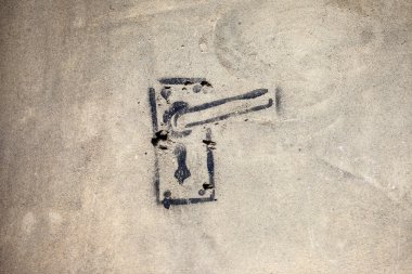 Kapı kolu Graffiti
