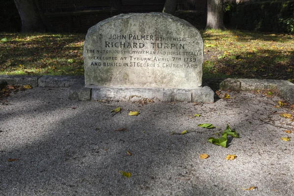 Grave of Dick Turpin in York — Stock Photo, Image