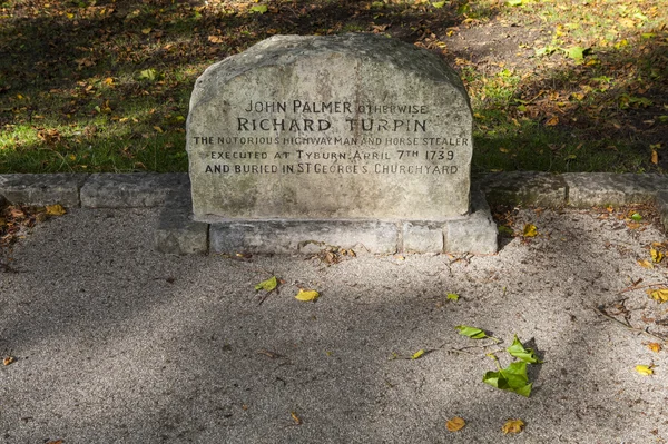 Grave of Dick Turpin in York — Stock Photo, Image