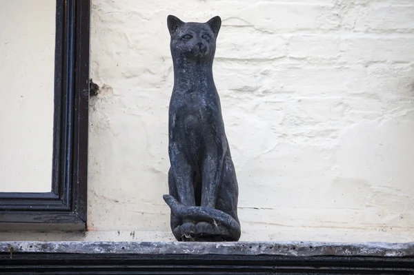 Katzenstatue in New York — Stockfoto