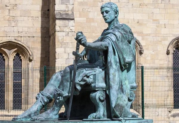 Constantine staty i York — Stockfoto