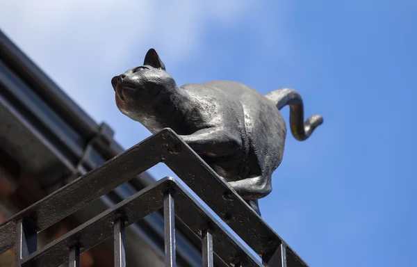 Cat Statue in York — Stock Photo, Image