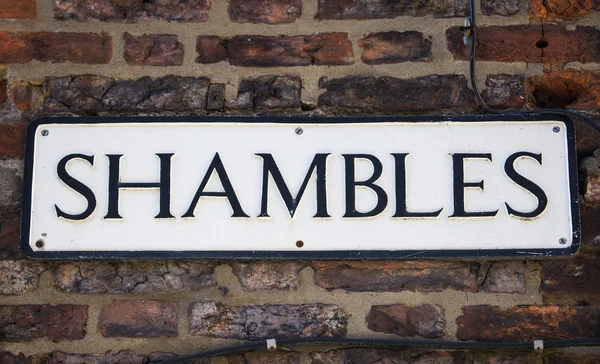 The Shambles in York — Stock Photo, Image