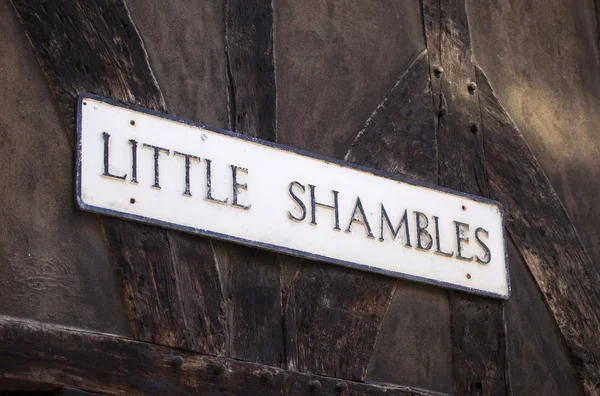 Little Shambles en York — Foto de Stock