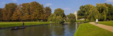 St John's College ve Cambridge Cam Nehri