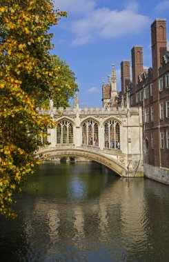 İç geçiriyor köprü Cambridge