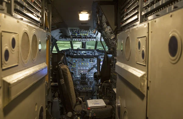 Inside the Concorde Cockpit — Stock Photo, Image