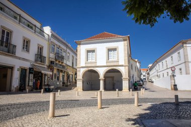 Lagos, Portugal - September 23rd 2025: Mercado de Escravos in Lagos, Portugal - where the Rota da Escravatura is located - part of the Museum of Lagos. The building is on the site where the first slave market in modern day Europe took place in 1444.