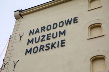 Polonya 'nın Gdansk kentindeki Ulusal Denizcilik Müzesi' nin dışı..