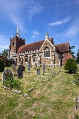 İngiltere 'nin Essex kentindeki Maldon kasabasındaki güzel St. Marys Kilisesi..