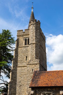 İngiltere 'nin Essex kentindeki Runwell köyündeki güzel St. Marys Kilisesi..