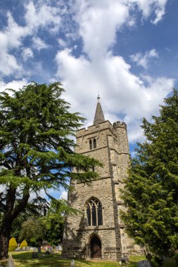 İngiltere 'nin Essex kentindeki Runwell köyündeki güzel St. Marys Kilisesi..