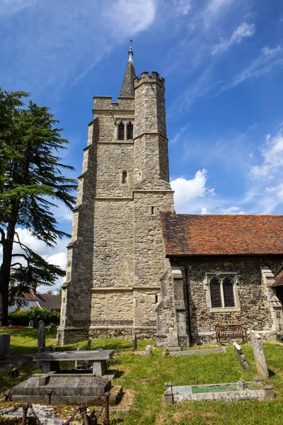 İngiltere 'nin Essex kentindeki Runwell köyündeki güzel St. Marys Kilisesi..