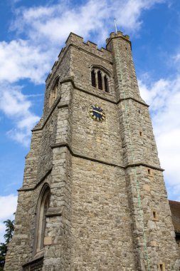 İngiltere 'nin Essex kentindeki güzel Leigh-on-Sea kasabasındaki St. Clements Kilisesi..
