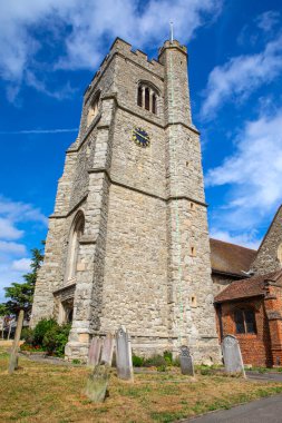 İngiltere 'nin Essex kentindeki güzel Leigh-on-Sea kasabasındaki St. Clements Kilisesi..