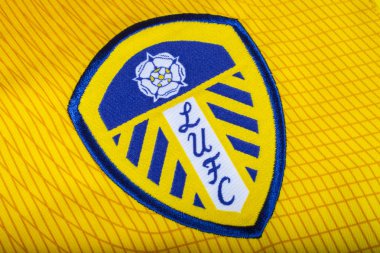 Leeds United FC Badge on a Shirt