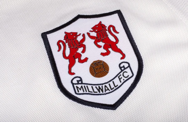 Millwall FC Badge on a Shirt — 스톡 사진