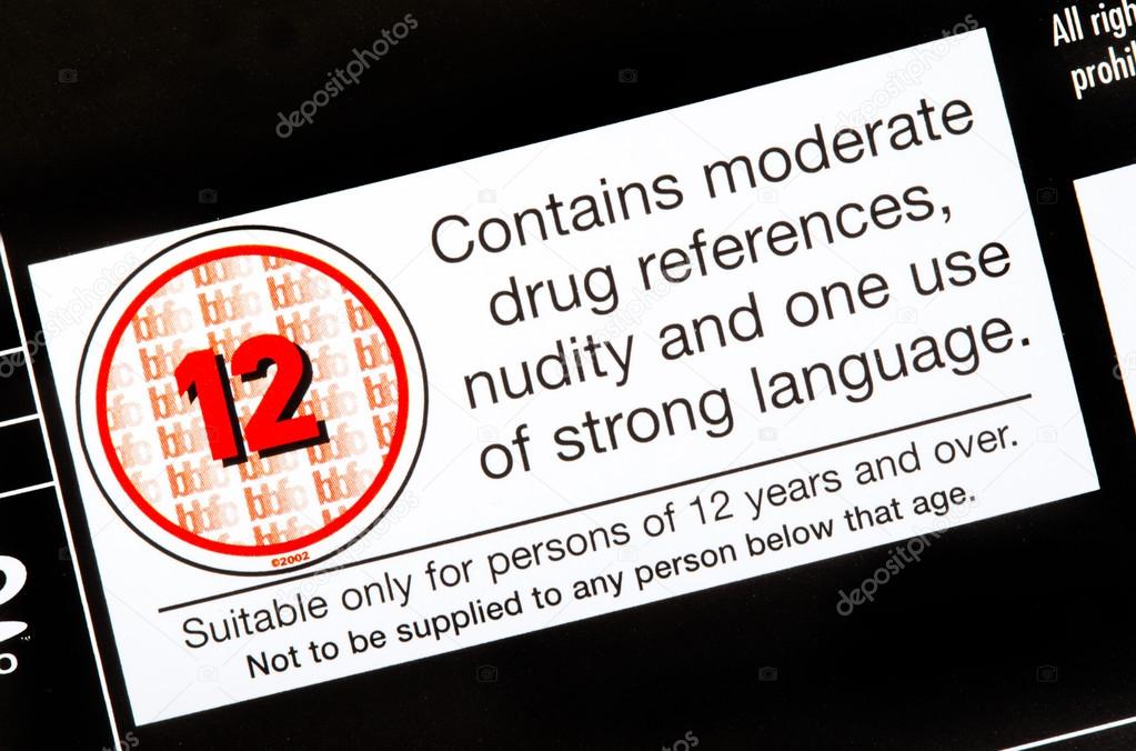 12 Rating on a DVD Cover Stock Editorial Photo © chrisdorney 87387104