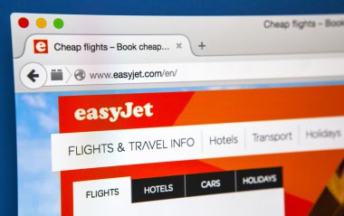 EasyJet resmi web sitesi