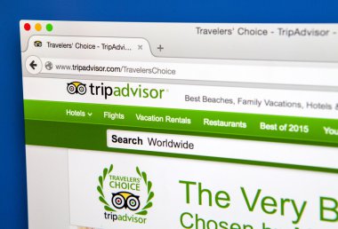TripAdvisor resmi Homepage