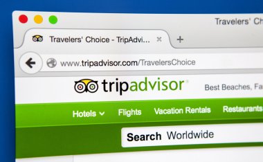 TripAdvisor resmi Homepage